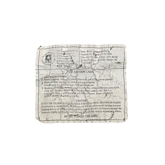 Military Jacket Men’s Small X Short Digital Camo Cold Weather Field Woodland VTG - Picture 4 of 8